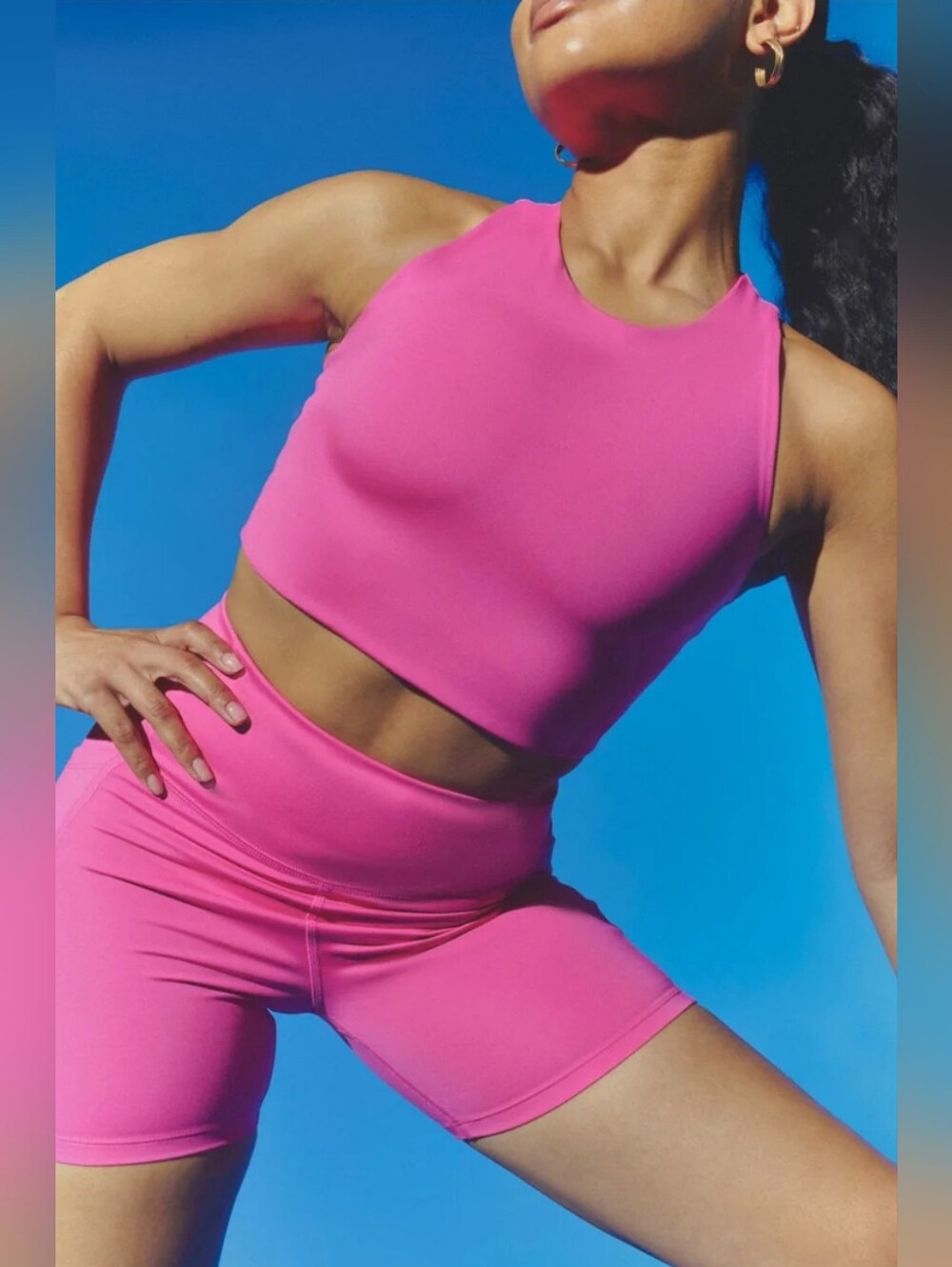 Girlfriend Collective high-rise compressive bike shorts
